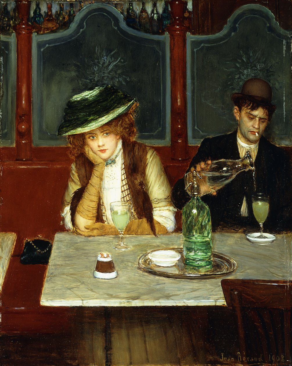 Az abszintivók, 1908 alkotó: Jean Beraud