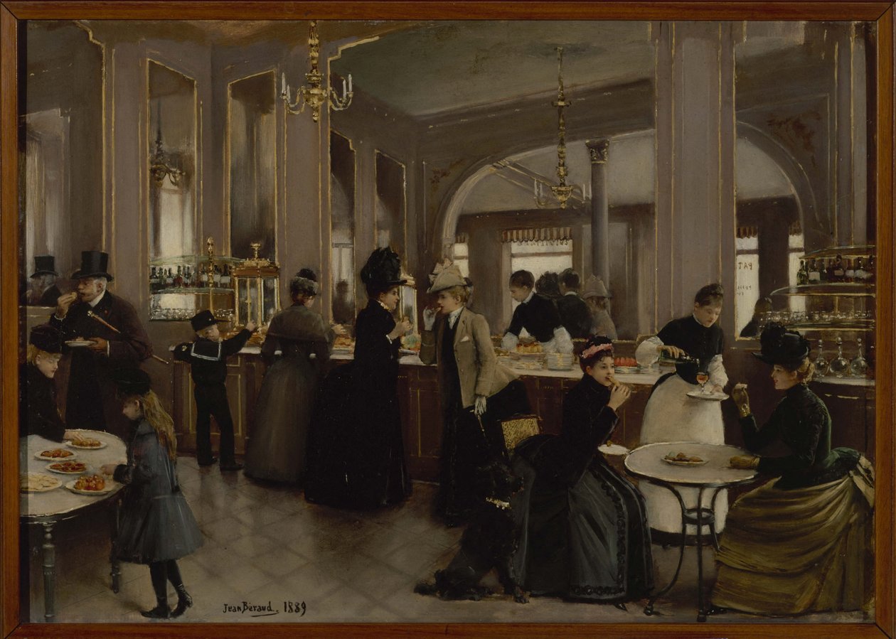 A Gloppe cukrászda alkotó: Jean Beraud