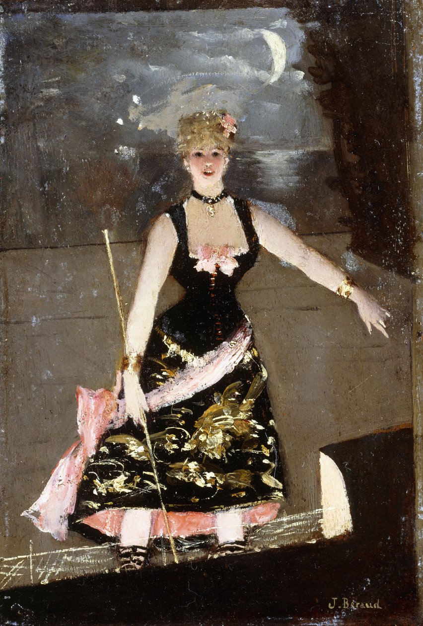 A Music Hall énekese, alkotó: Jean Beraud