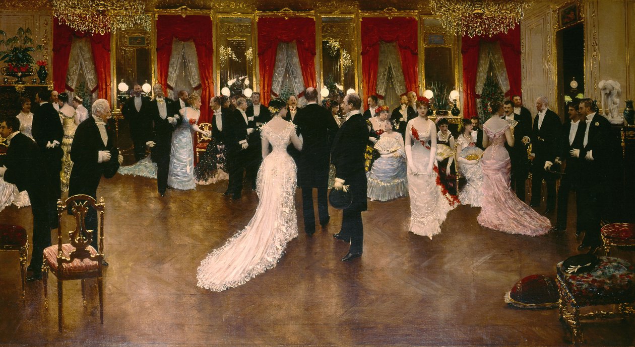 A bál, Jean Beraud festménye alkotó: Jean Beraud