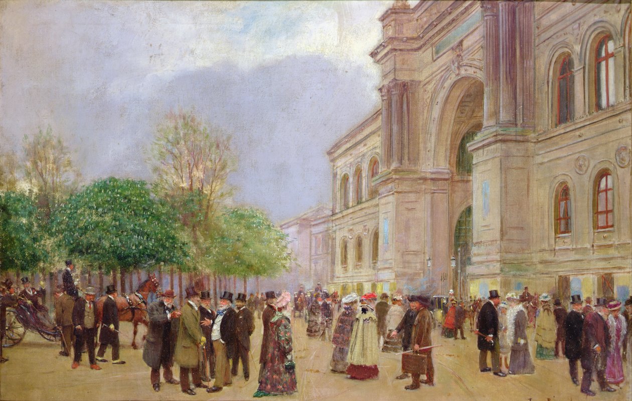 A szalon kijárata a Palais de L
