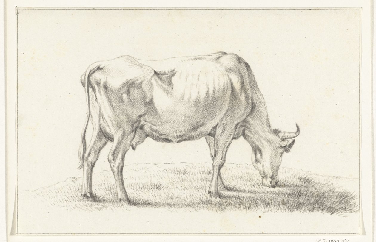 Legelő tehén, ugye alkotó: Jean Bernard