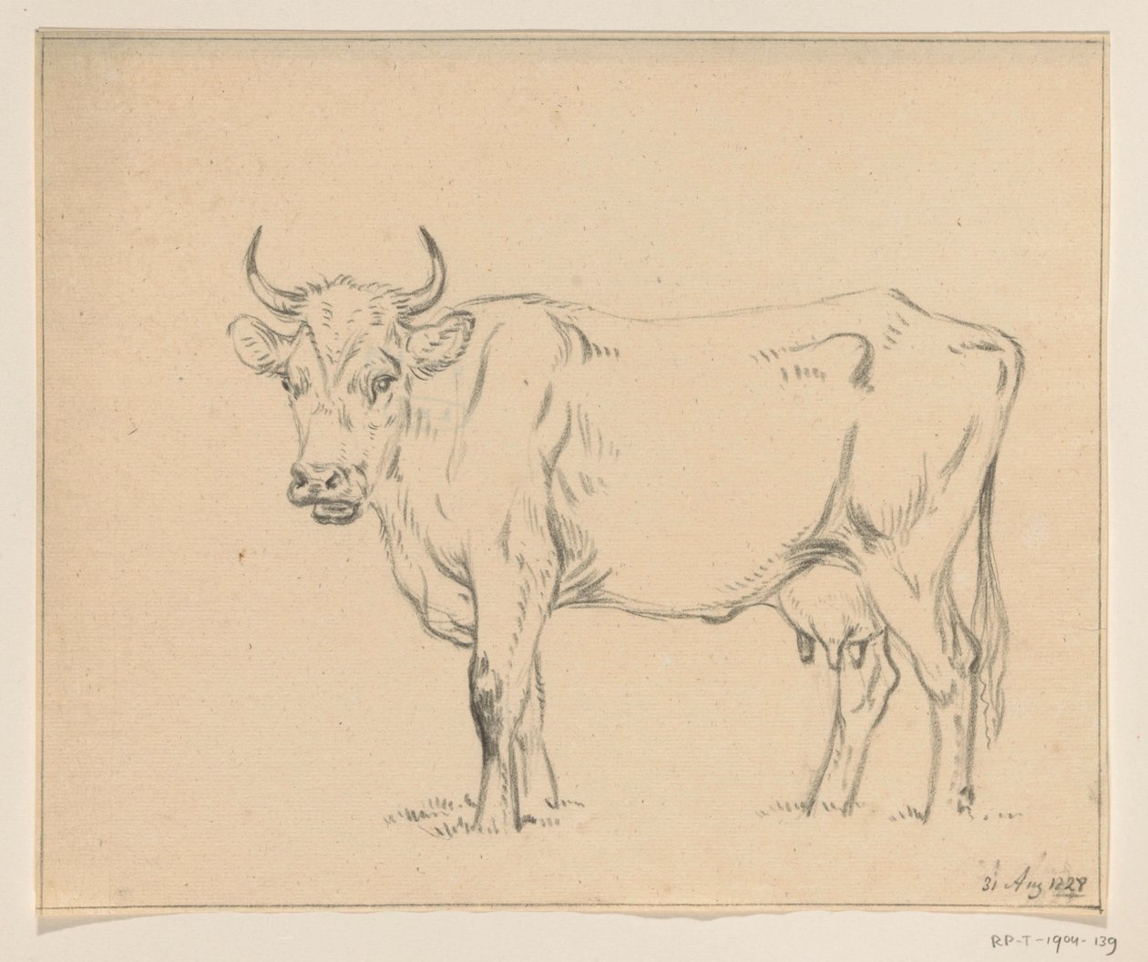 Álló tehén, balra alkotó: Jean Bernard