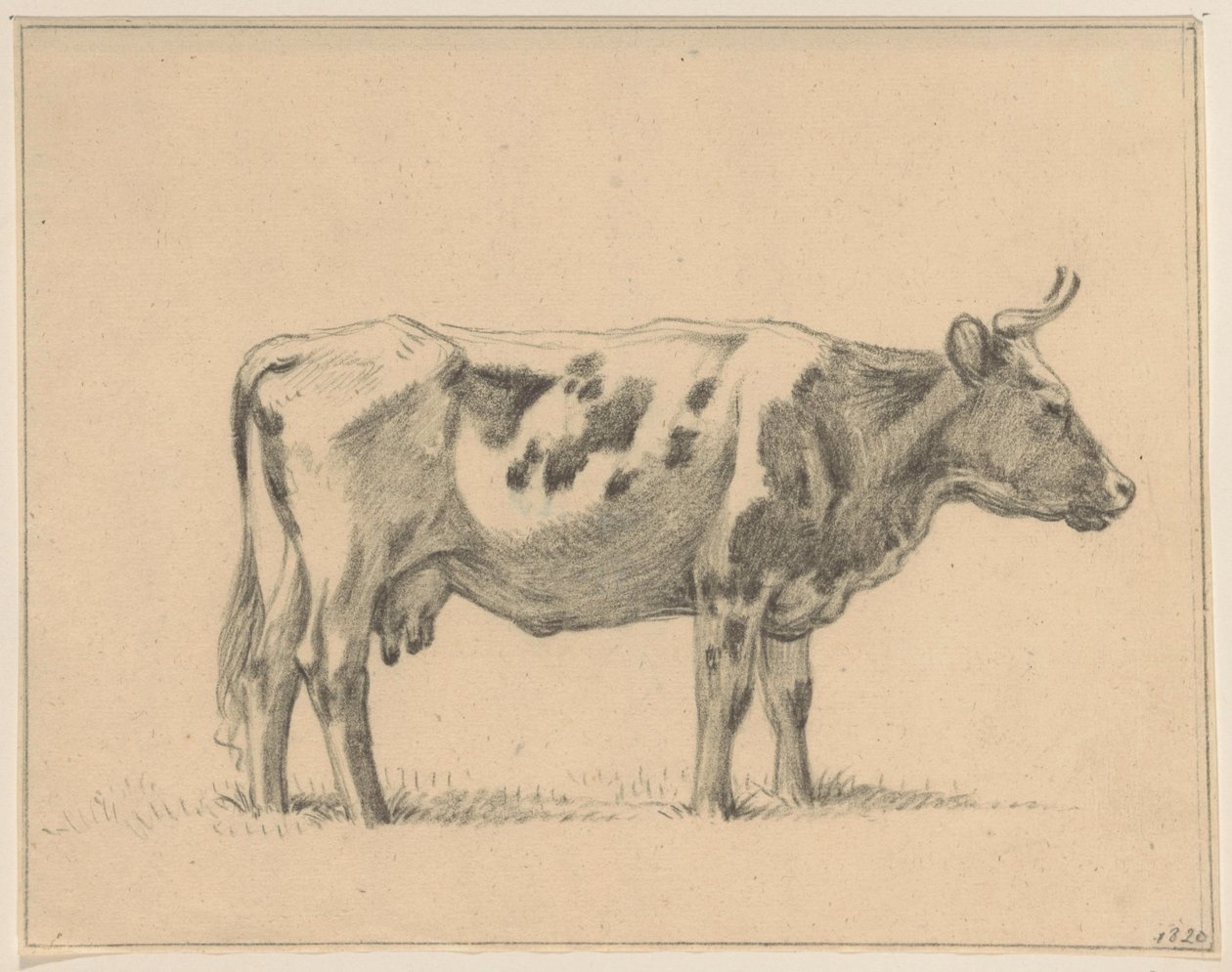 Álló tehén, jobbra alkotó: Jean Bernard