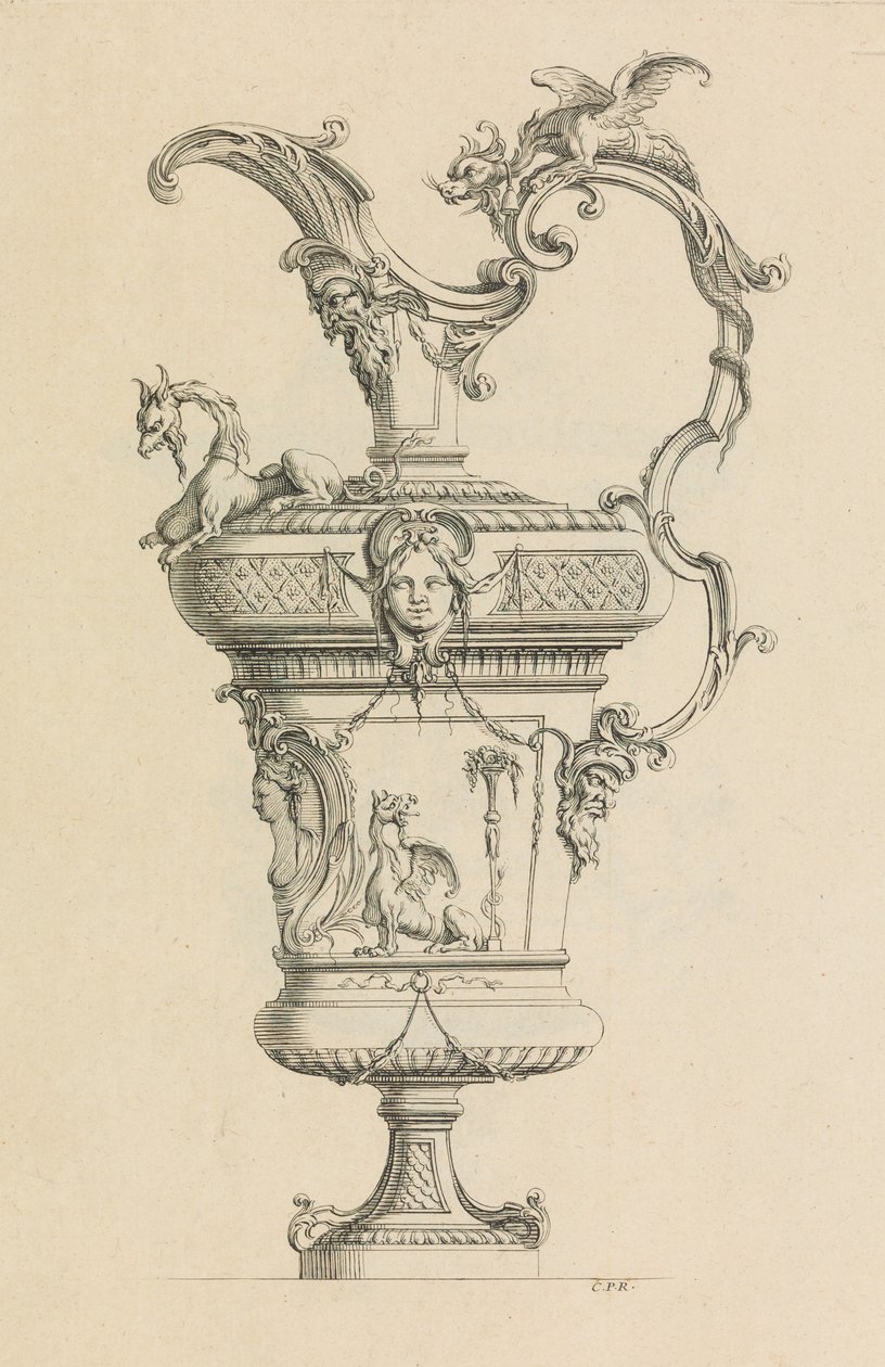 Új Vázakönyv, 1716 vagy utána., 1716 vagy utána. alkotó: Jean Bernard Toro