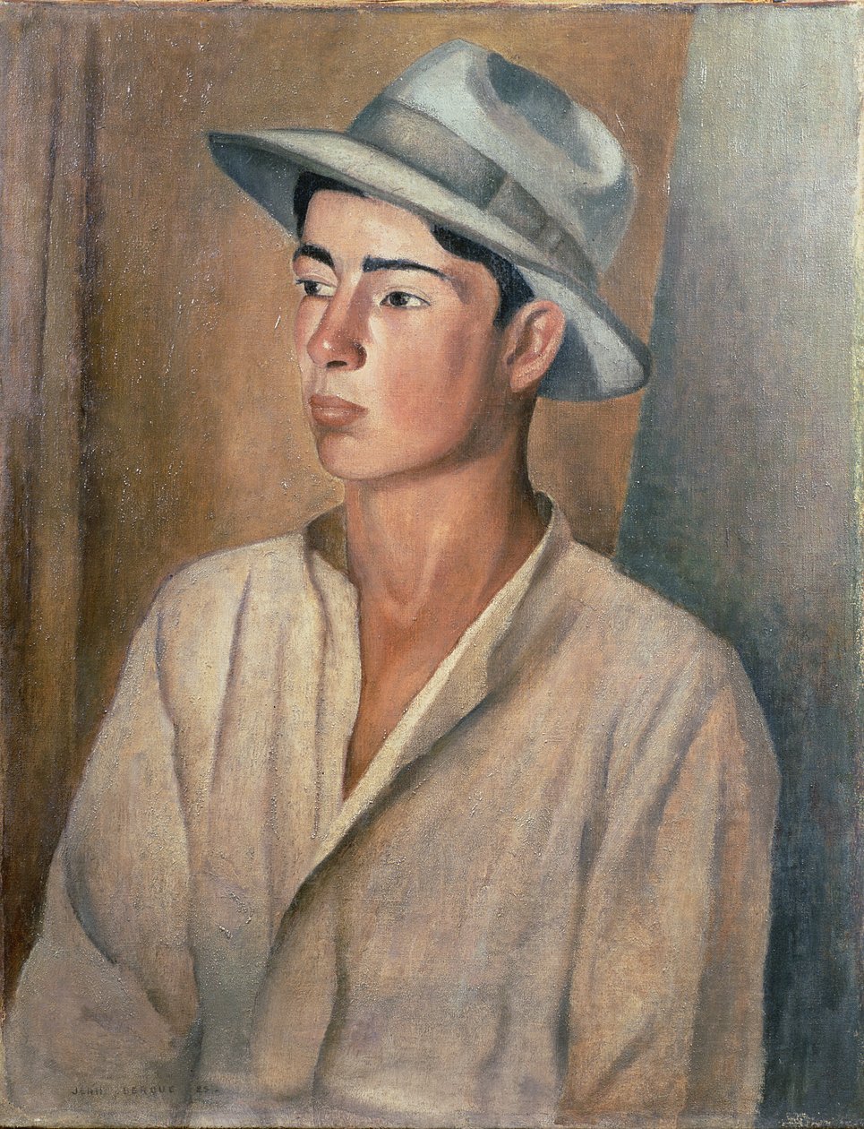 Férfi kalapban alkotó: Jean Berque
