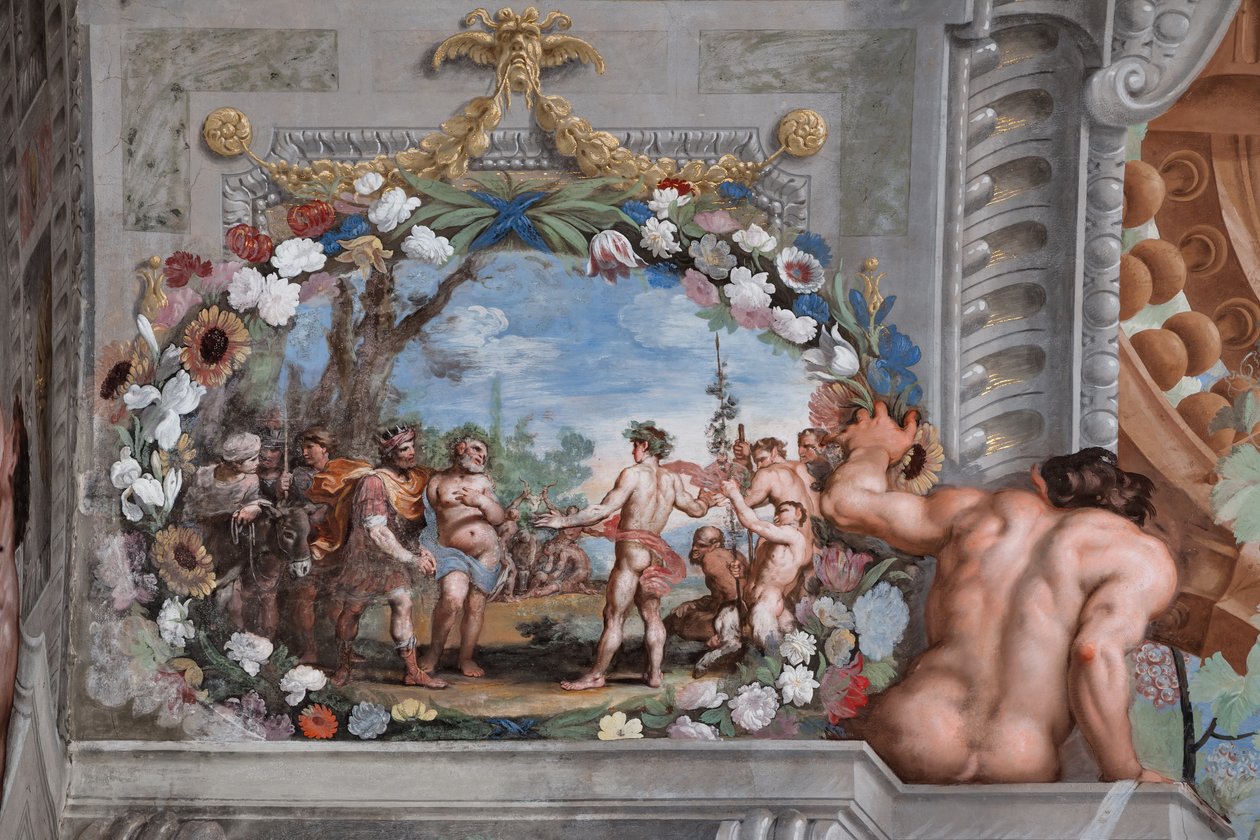 A Bacchus eseményeit elbeszélő negyvenegy tábla egyike. alkotó: Jean Boulanger