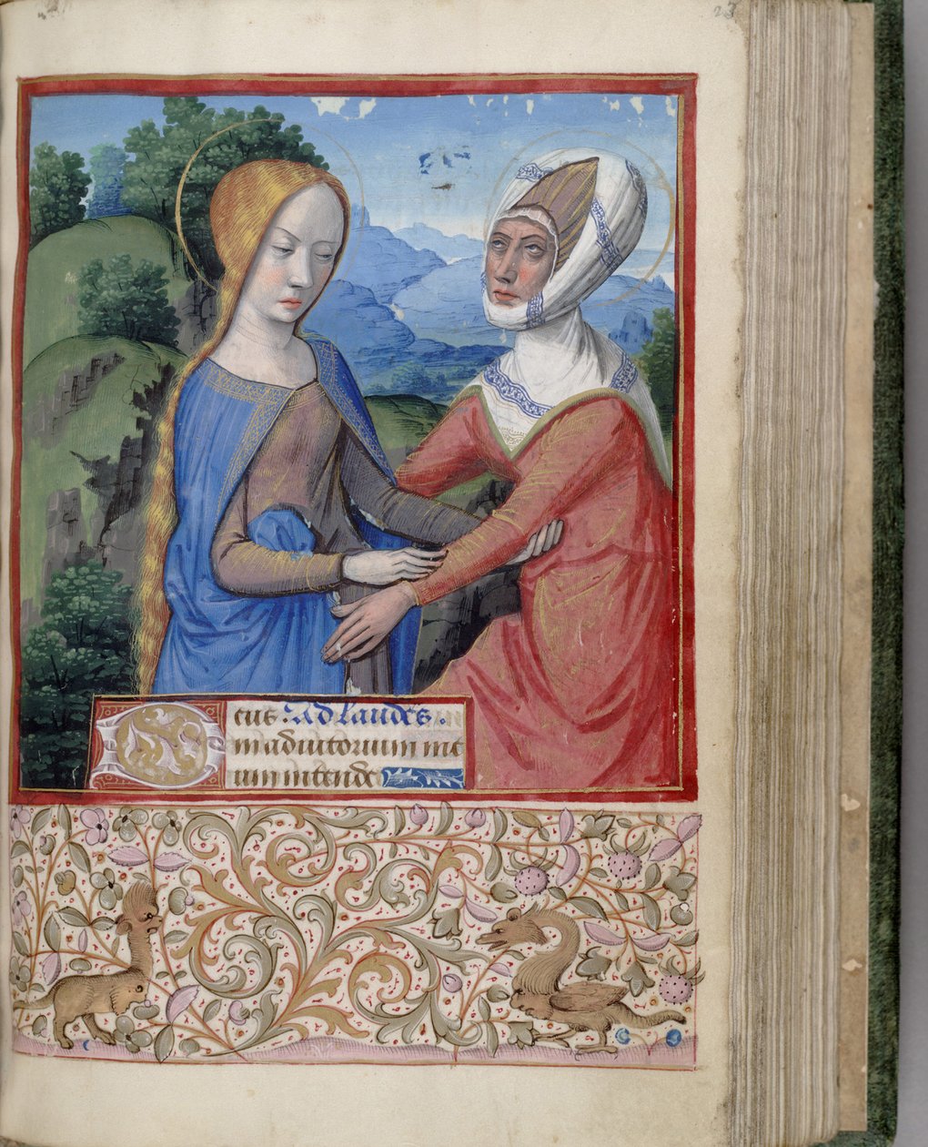 A látogatási órák könyve, 1485-1499 alkotó: Jean Bourdichon