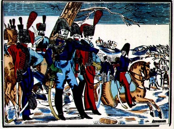 A visszavonulás Oroszországból alkotó: Jean Charles (after) Pellerin