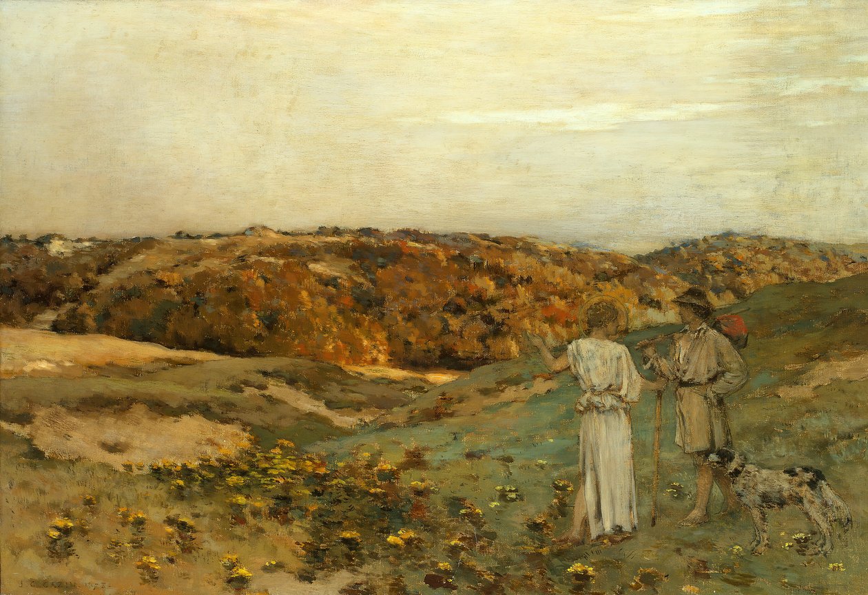 Tóbiás és az angyal, 1878. alkotó: Jean Charles Cazin
