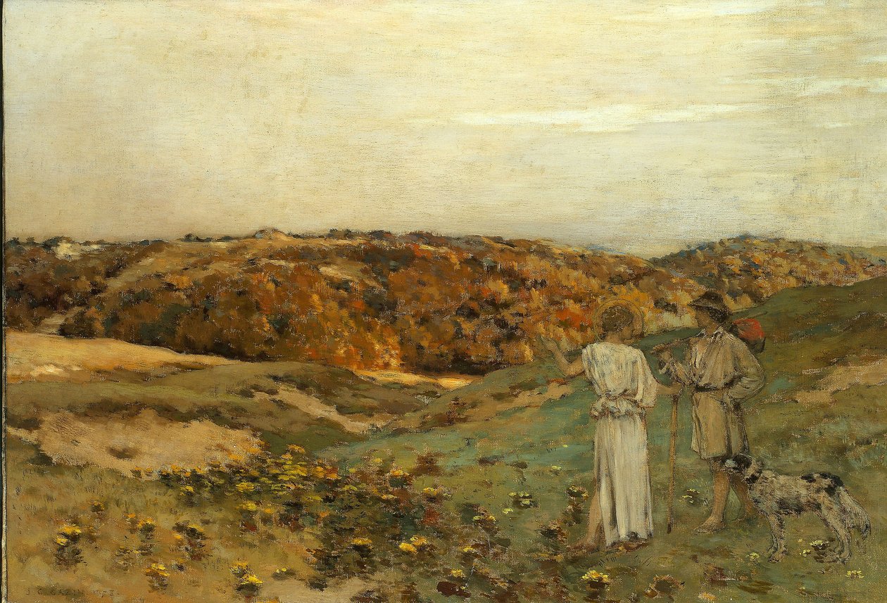 Tóbiás és az angyal, 1878 alkotó: Jean Charles Cazin