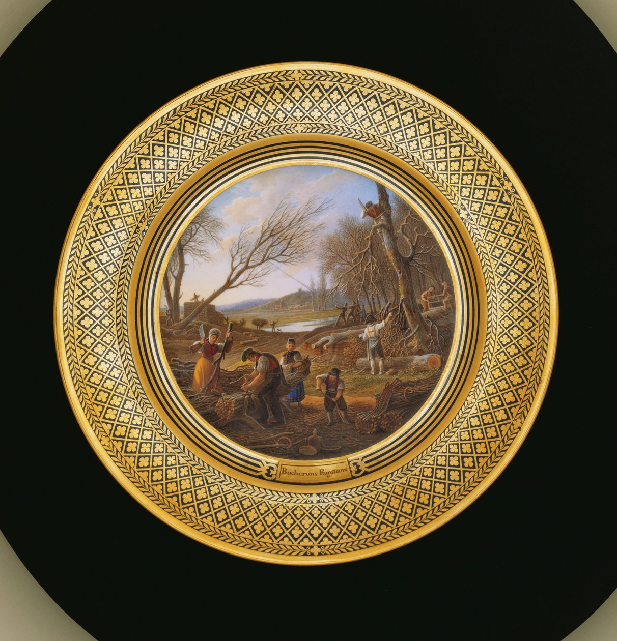 Favágók, 1820-35 körül alkotó: Jean Charles Develly