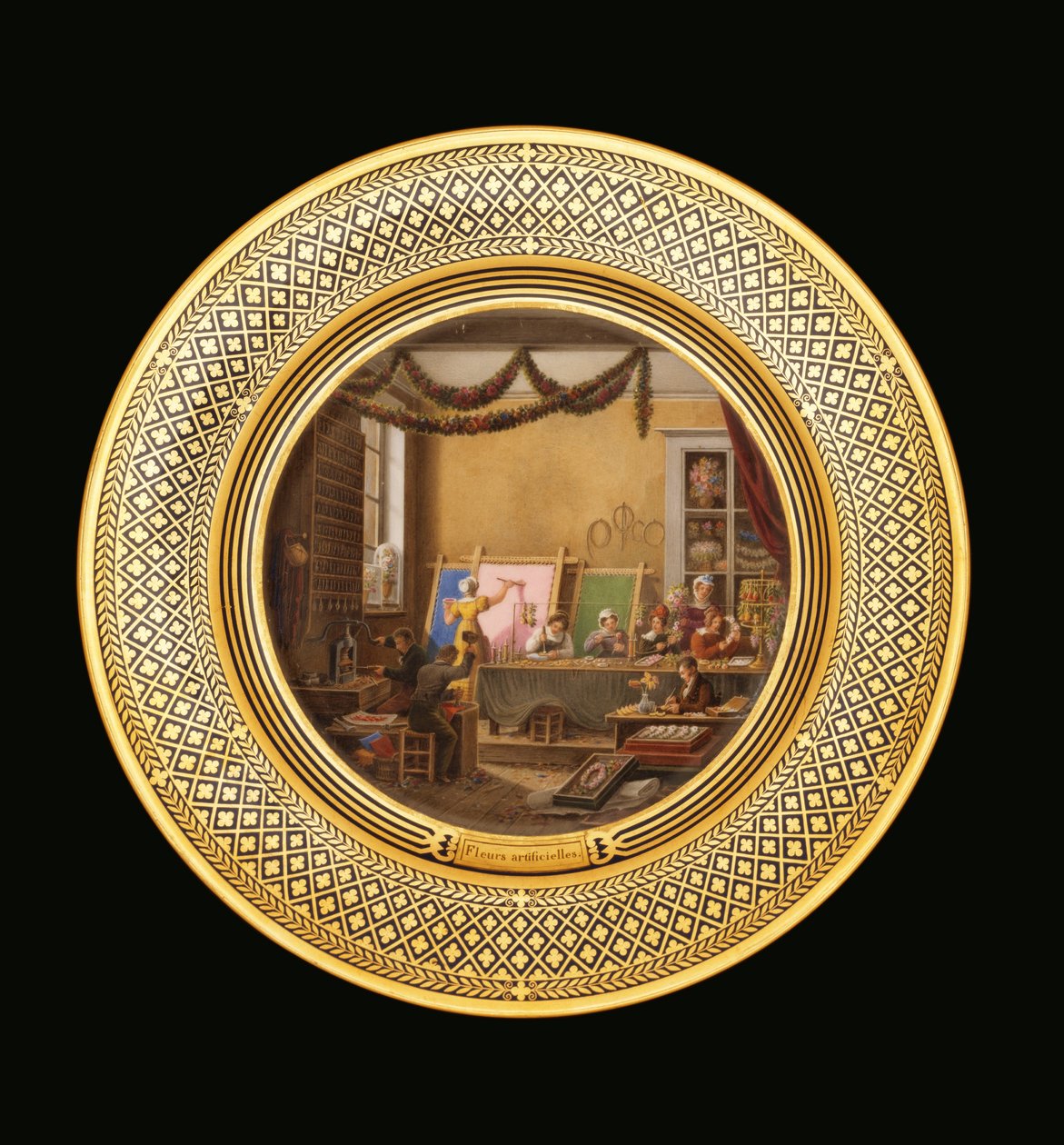 Művirágok, 1820-35 körül alkotó: Jean Charles Develly