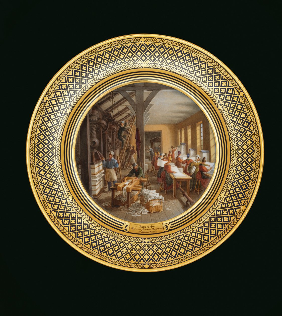 Írószerek, 1820-35 körül (porcelán) alkotó: Jean Charles Develly