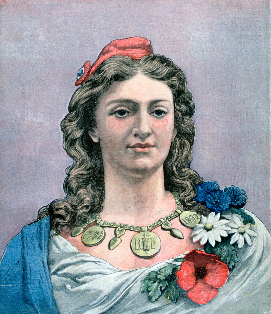 Köztársaság”, 1891 alkotó: Jean Charles Gauthier