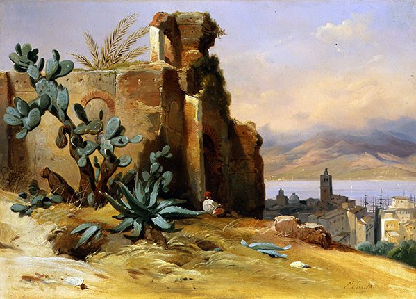 Messina, 1835 körül (olaj, vászon) alkotó: Jean Charles Joseph Rémond