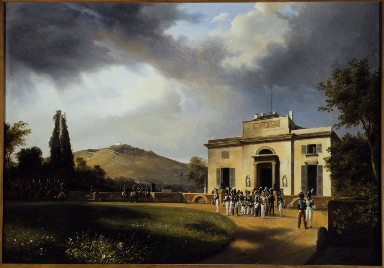 A Pavillon de Bagatelle, a mai Bois de Boulogne alkotó: Jean Charles Joseph Rémond