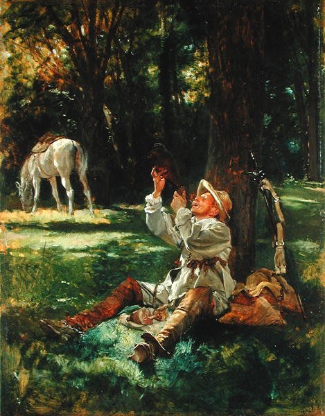 Riders Rest, 1876 alkotó: Jean Charles Meissonier