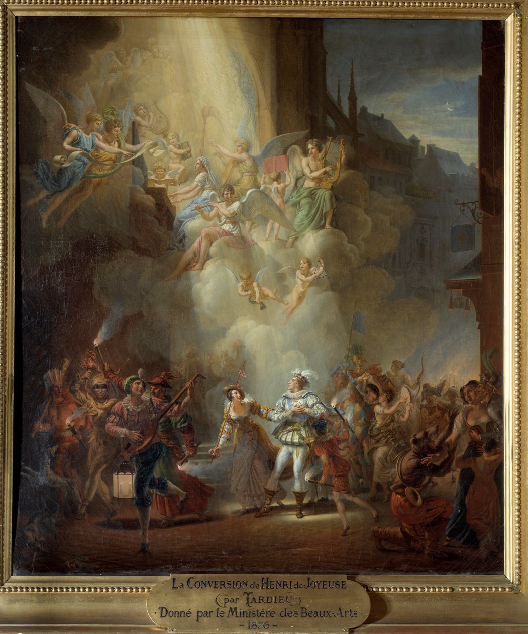Henri de Joyeuse (1567-1608) megtérése alkotó: Jean Charles Tardieu