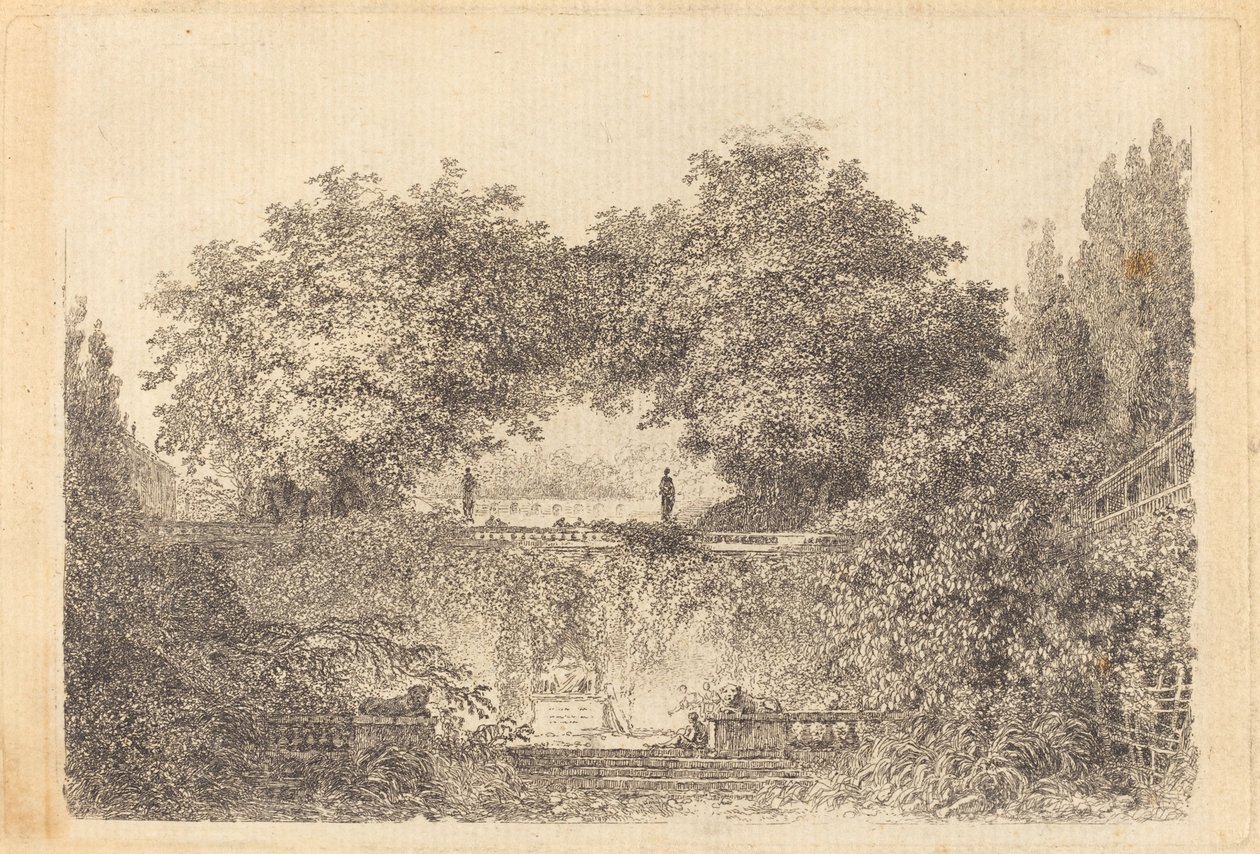 A Kis Park alkotó: Jean Claude Richard de Saint Non after Jean Honoré Fragonard