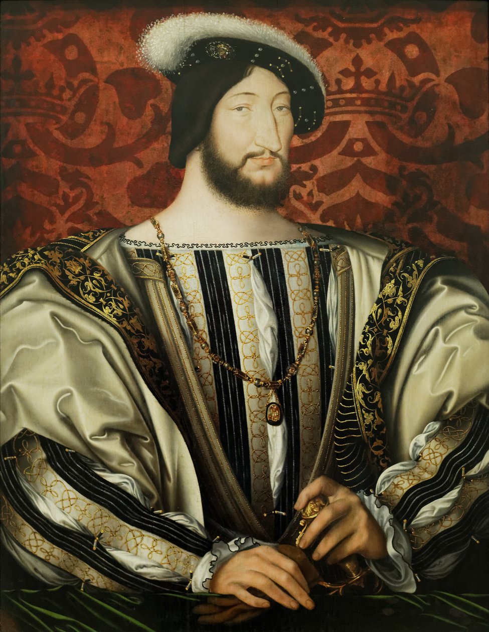 francia: François Ier (1494-1547), roi de France I. Ferenc (1494-1547), Franciaország királya alkotó: Jean Clouet