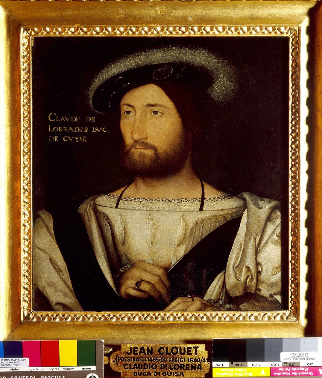 Claude de Lorraine, Guise első hercegének portréja alkotó: Jean Clouet