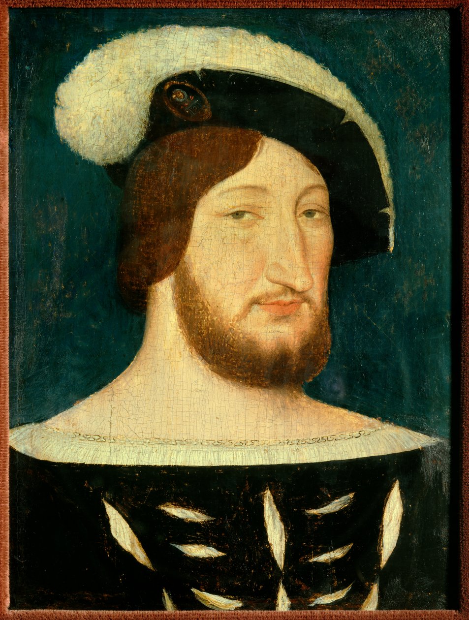 I. Francois (1494-1547), francia király portréja. Jean Clouet festménye (1485-1541) alkotó: Jean Clouet