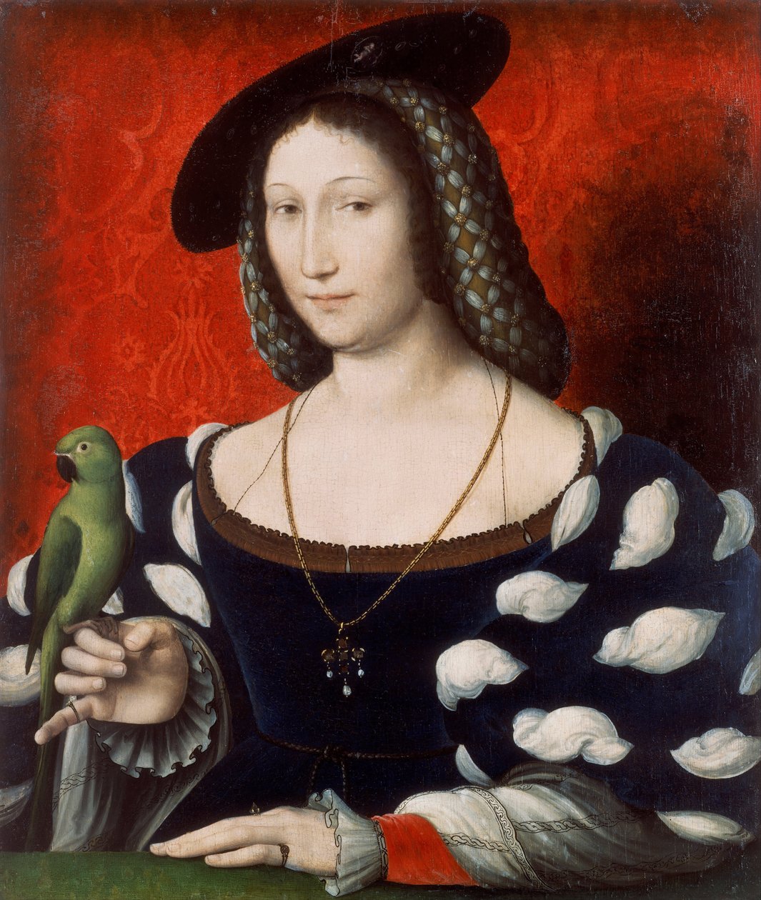 Navarrai Marguerite portréja, c. 1527 alkotó: Jean Clouet