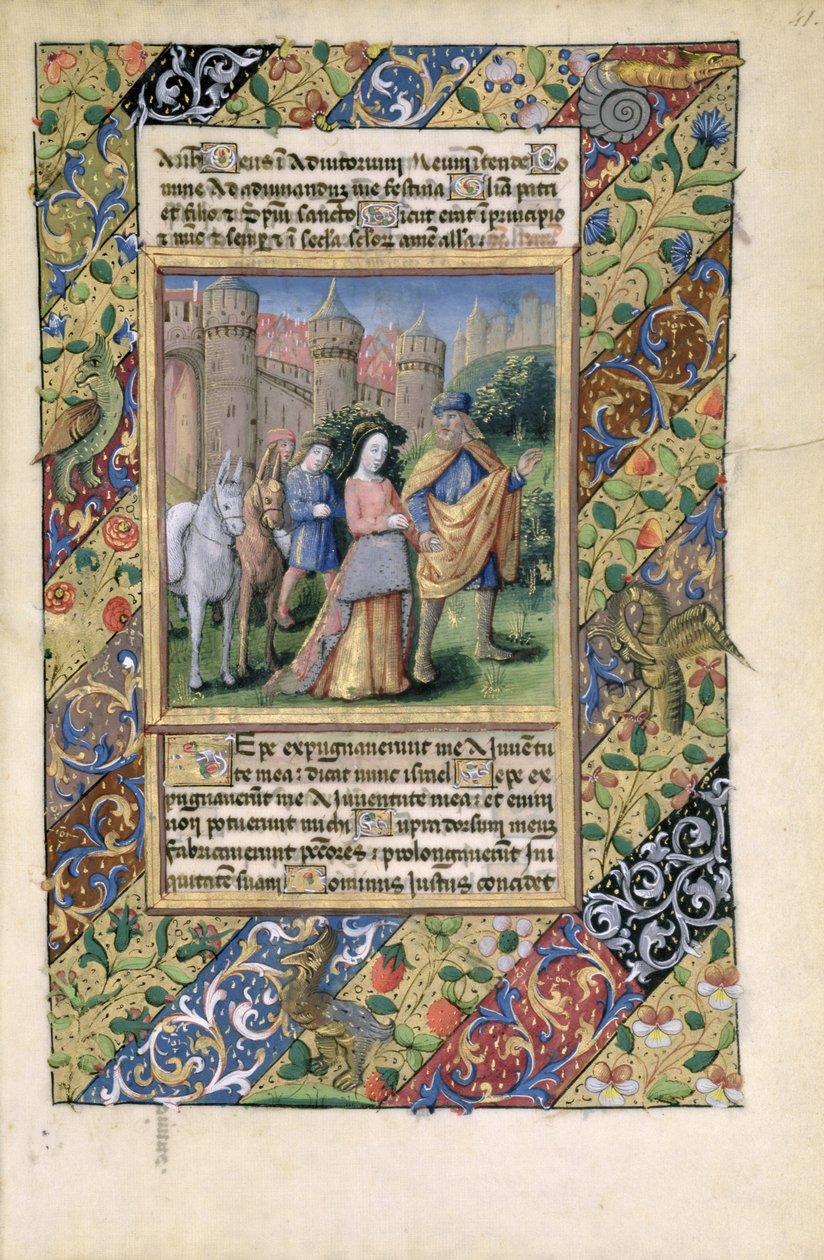 Ms Lat. Q.v.I.126 Jelenet a Louis d