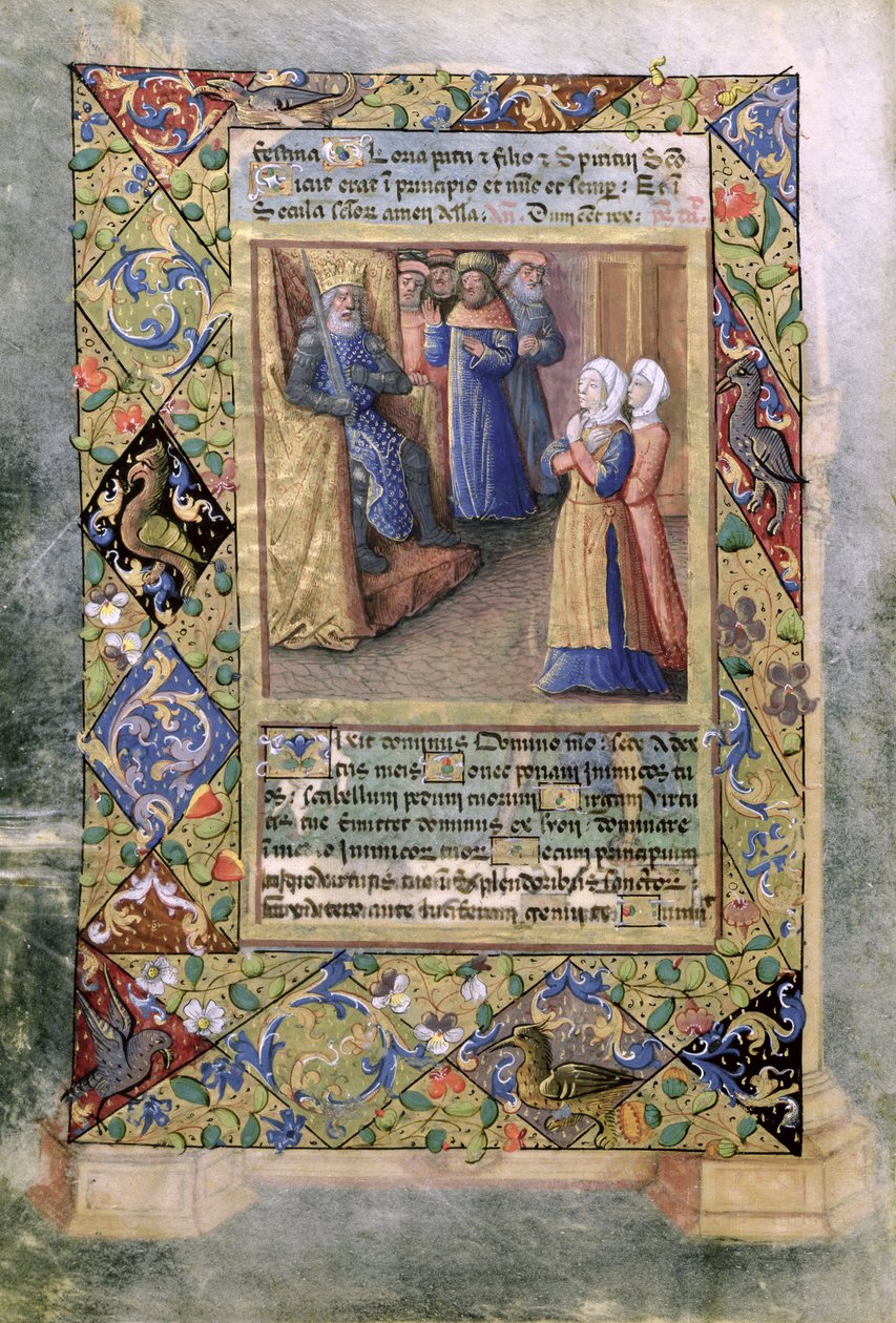 Ms Lat. Q.v.I.126 f.36v Salamon bölcsessége, Louis d
