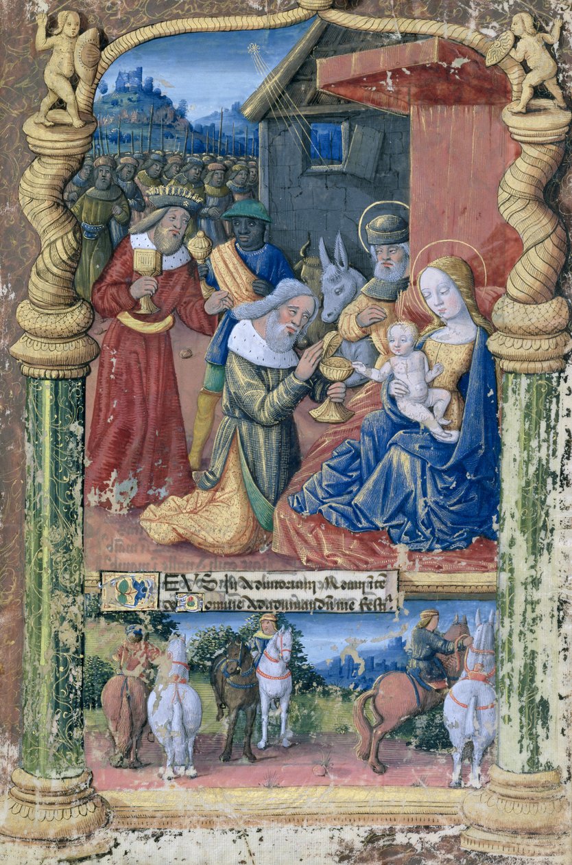 Ms. Lat. Q.v.I.126 fol.31 A mágusok imádása, Louis d