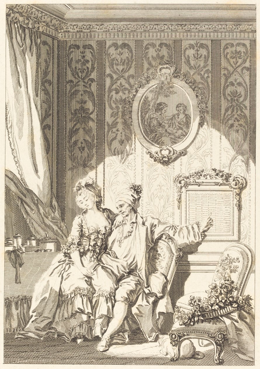 A Vieillard-ok naptára alkotó: Jean Dambrun after Jean Honoré Fragonard