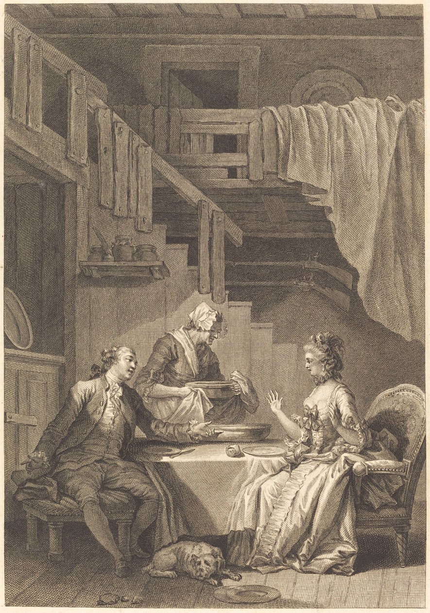 A Sólyom alkotó: Jean Dambrun and Jean Baptiste Tilliard after Jean Honoré Fragonard