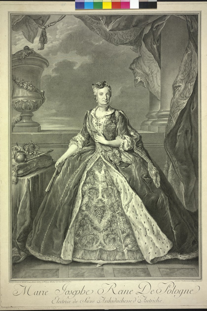 Marie Josefa osztrák főhercegnő alkotó: Jean Daullé