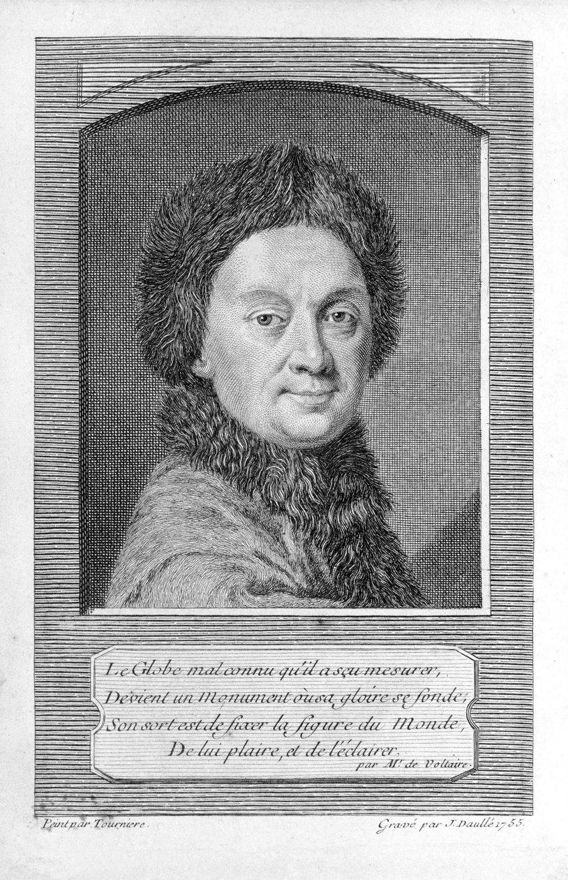 Pierre-Louis Moreau de Maupertuis csillagász (1698-1759). alkotó: Jean Daullé