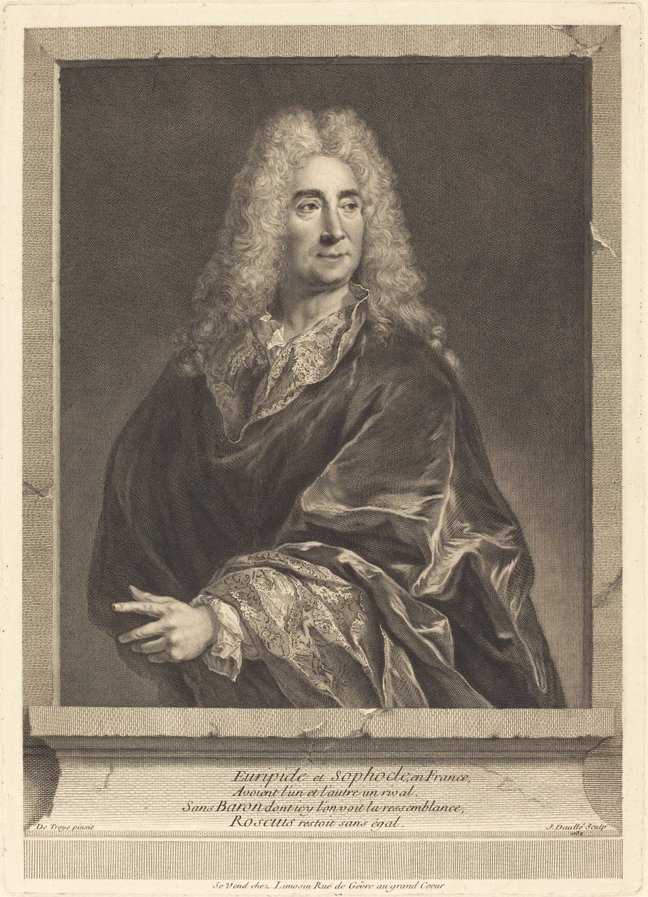 Michel Baron alkotó: Jean Daullé after François de Troy