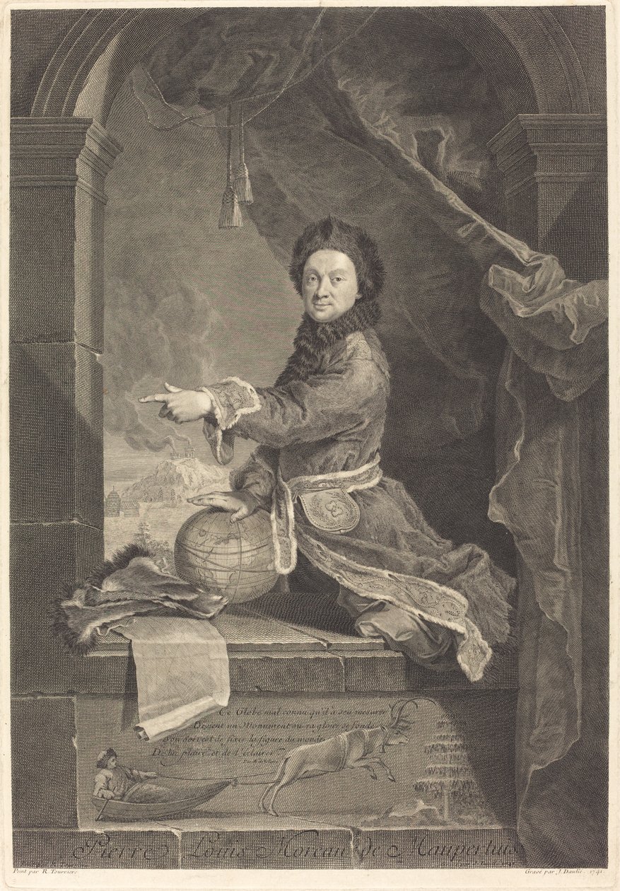 Pierre Louis Moreau de Maupertuis alkotó: Jean Daullé after Robert Levrac Tournieres