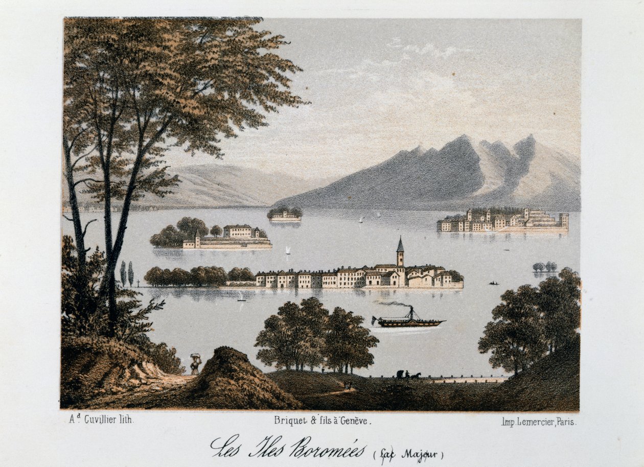 Borromean-szigetek (Lake Maggiore) alkotó: Jean Dubois