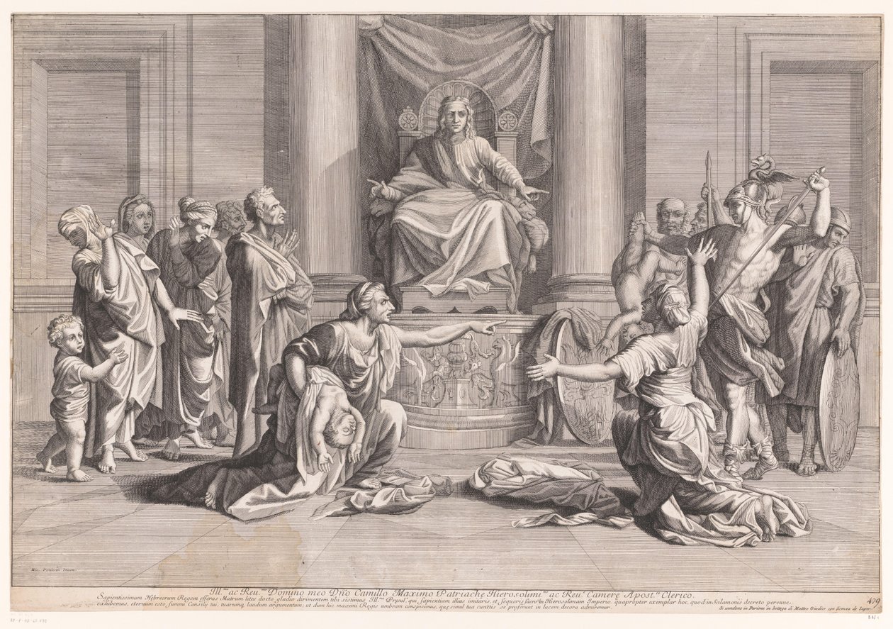 Salamon ítélete alkotó: Jean Dughet (attributed to)