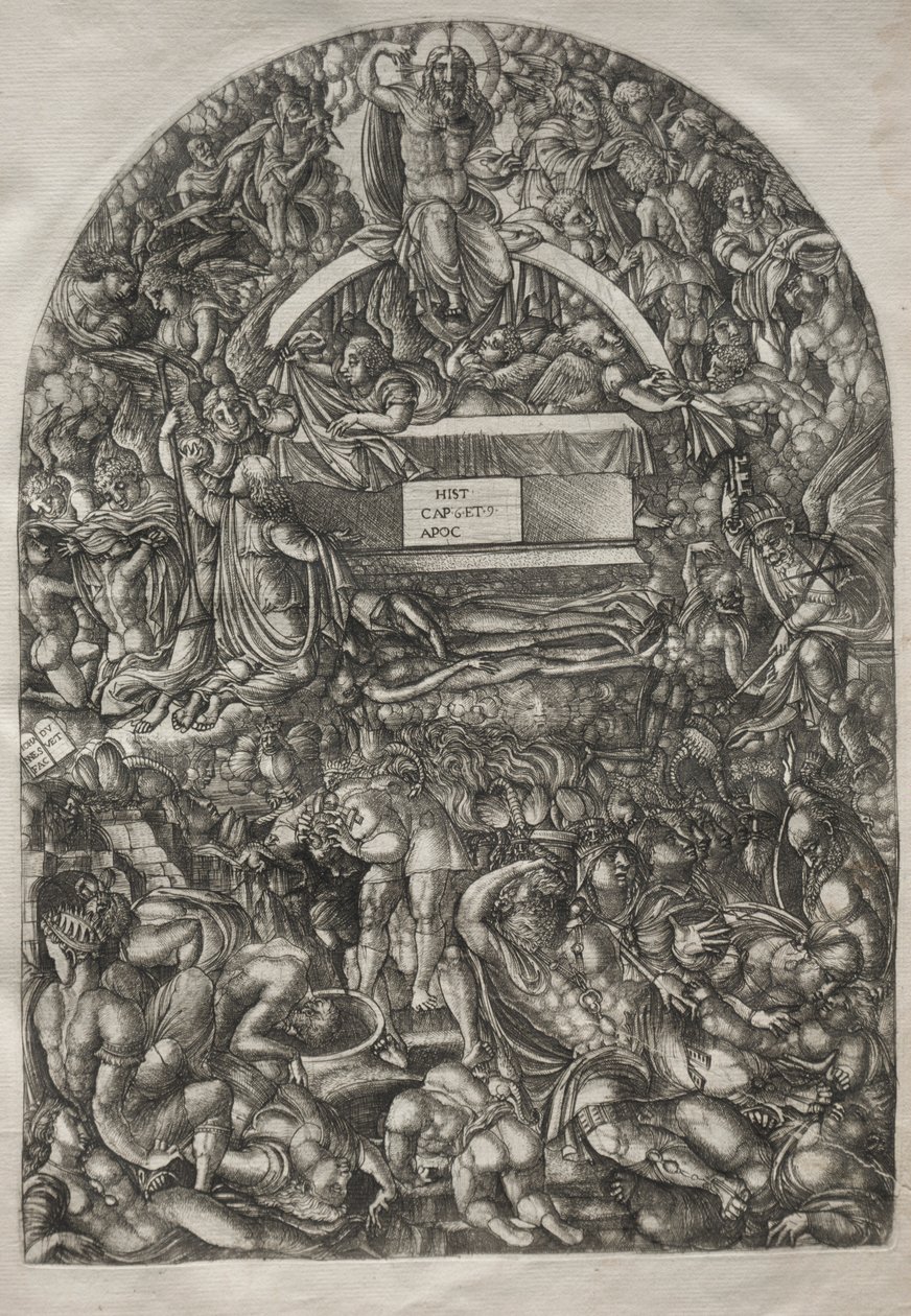 Az Apokalipszis: Egy csillag leesik, és megnyílik a pokol, 1546-1556. alkotó: Jean Duvet