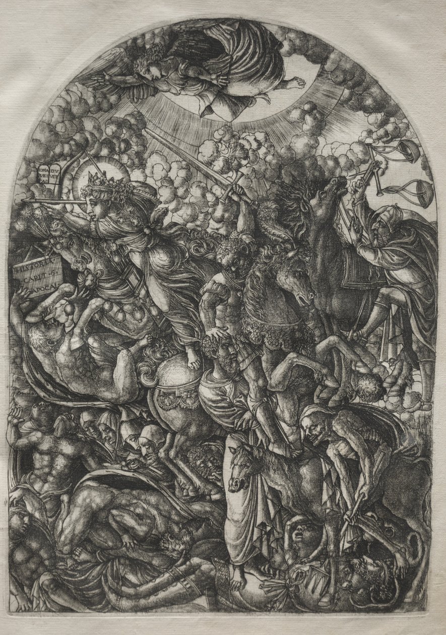 Az Apokalipszis: Szent János meglátja a négy lovast, 1546-1556. alkotó: Jean Duvet