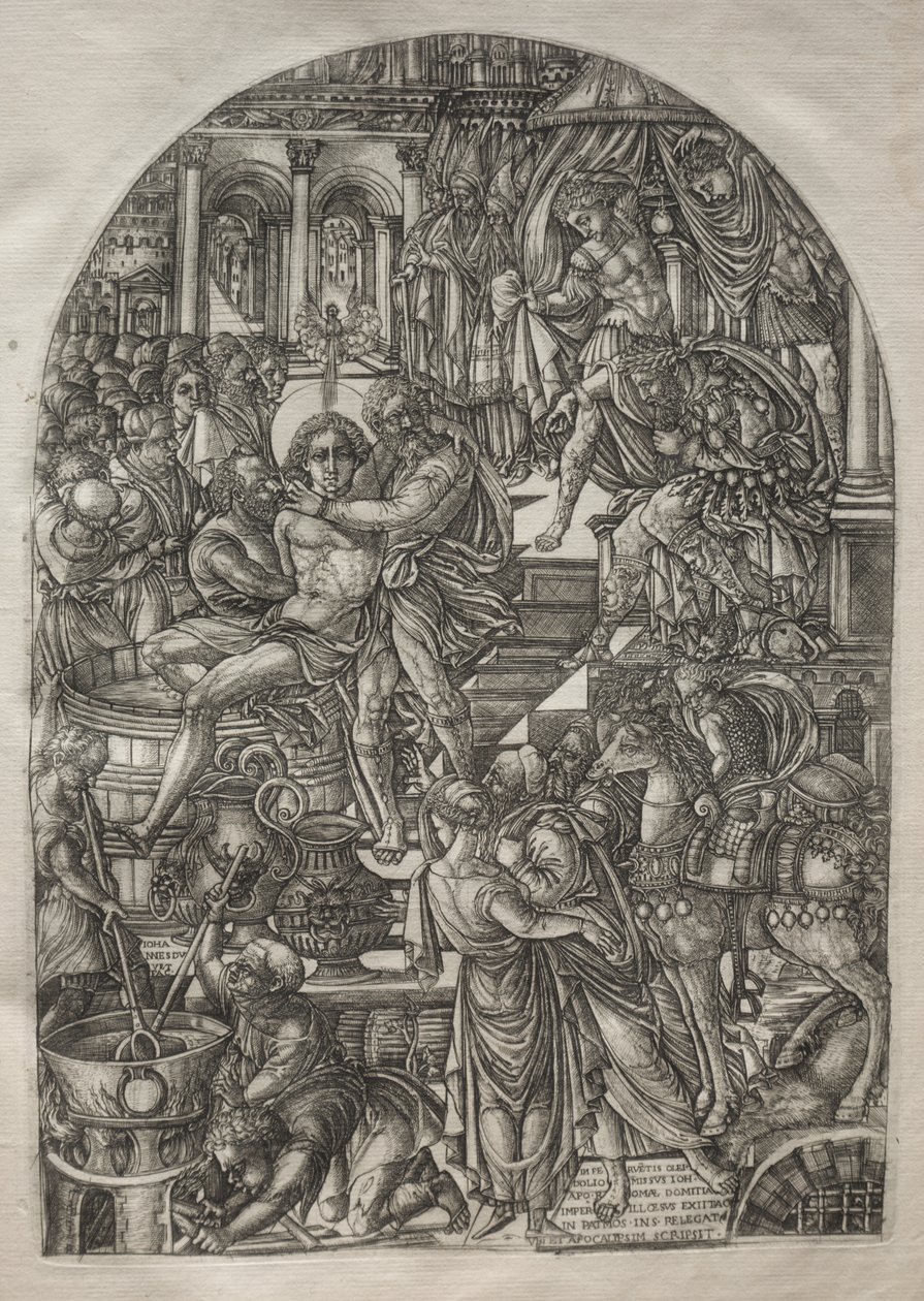 Az Apokalipszis: Szent János evangélista vértanúsága, 1546-1556. alkotó: Jean Duvet