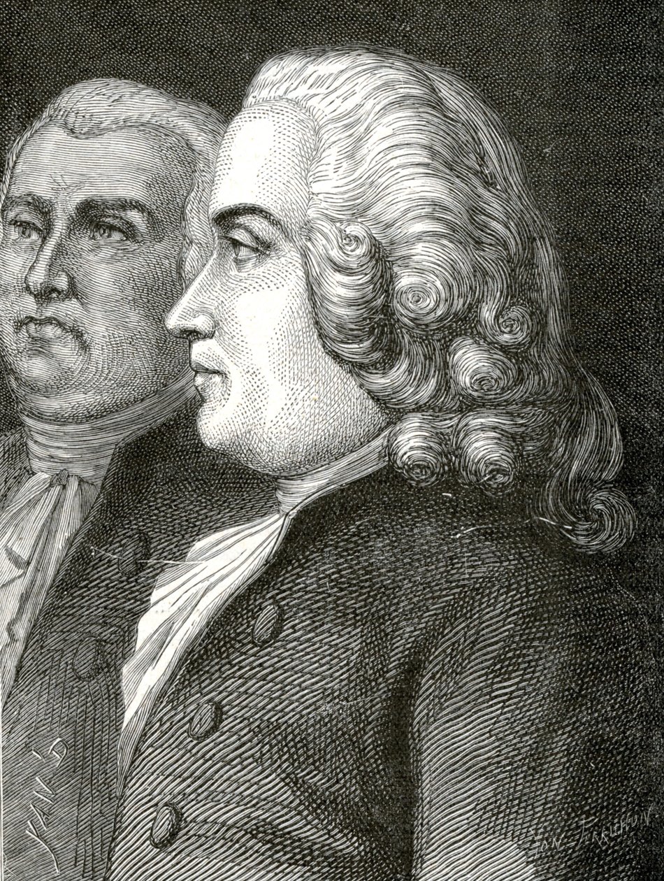 Francia forradalom 1789-1799 Tronchet és Malesherbes Guillaume Chretien de Lamoignon de Malesherbes alkotó: Jean Edouard (1824 99) Dargent