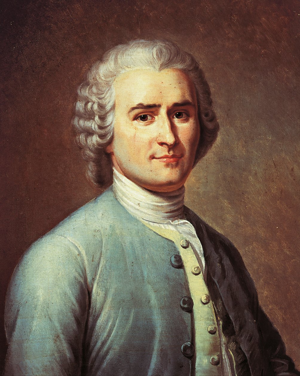 Jean-Jacques Rousseau portréja (festmény) alkotó: Jean Edouard Lacretelle