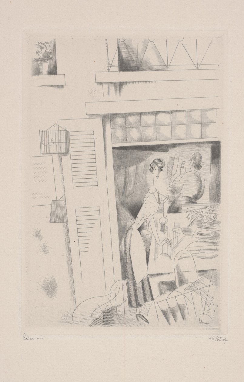 A Mosónő alkotó: Jean Emile Laboureur