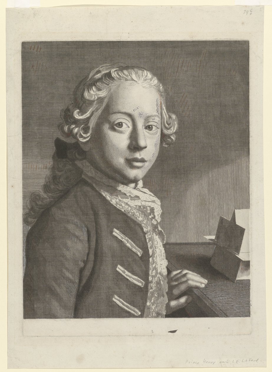 Henry Frederick, Cumberland hercegének portréja Hendrik Frederik, Cumberland hercegének portréja alkotó: Jean Etienne Liotard (attributed to)