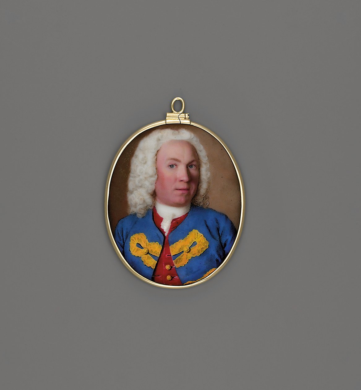 Egy úriember, Hugh, Marchmont grófja (zománc a rézre) alkotó: Jean Étienne Liotard