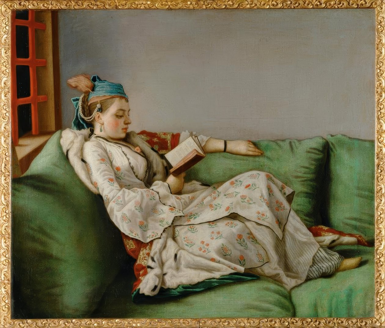 A francia Marie Adélaïde portréja alkotó: Jean Étienne Liotard