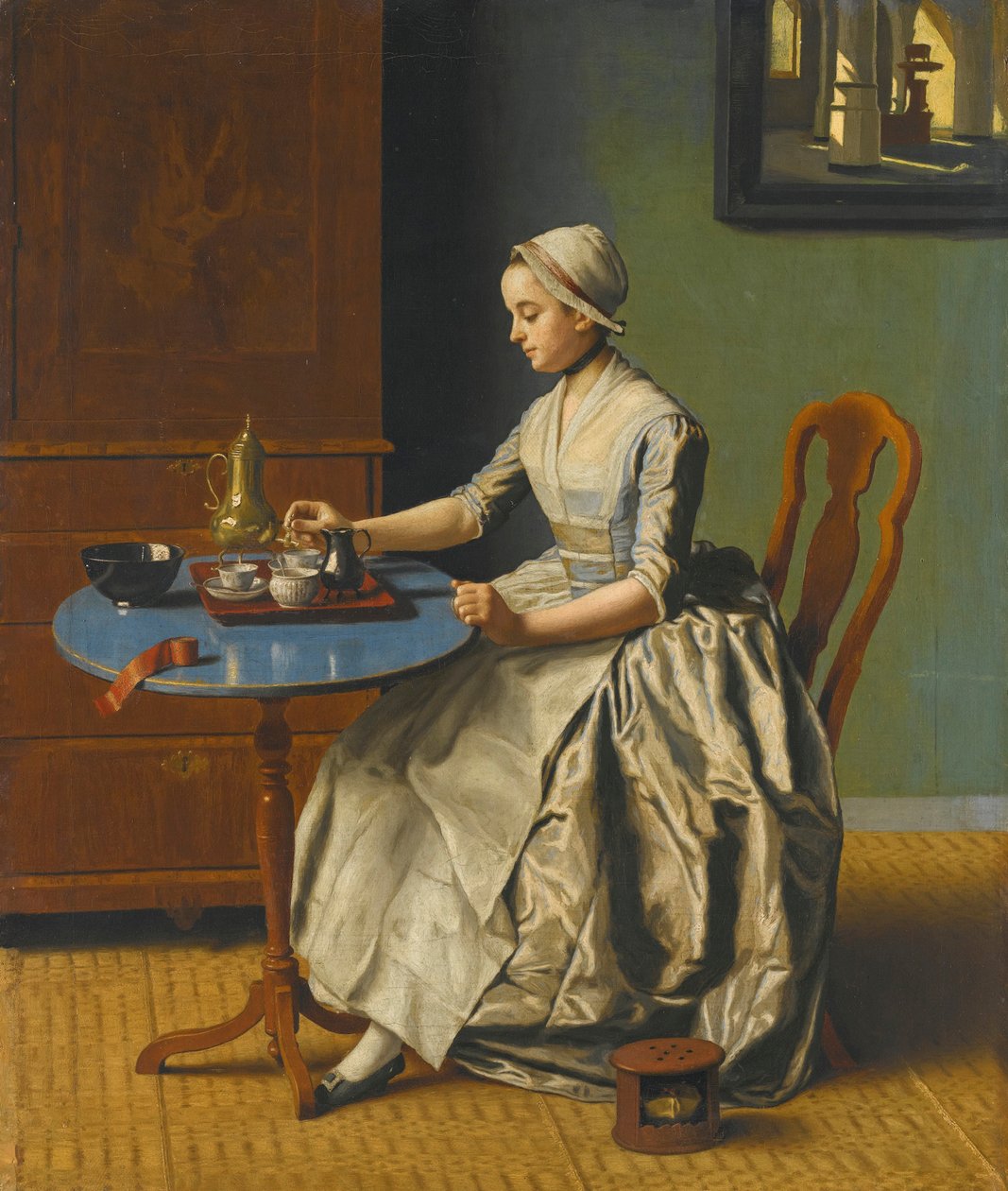 Holland lány a reggelinél alkotó: Jean Étienne Liotard