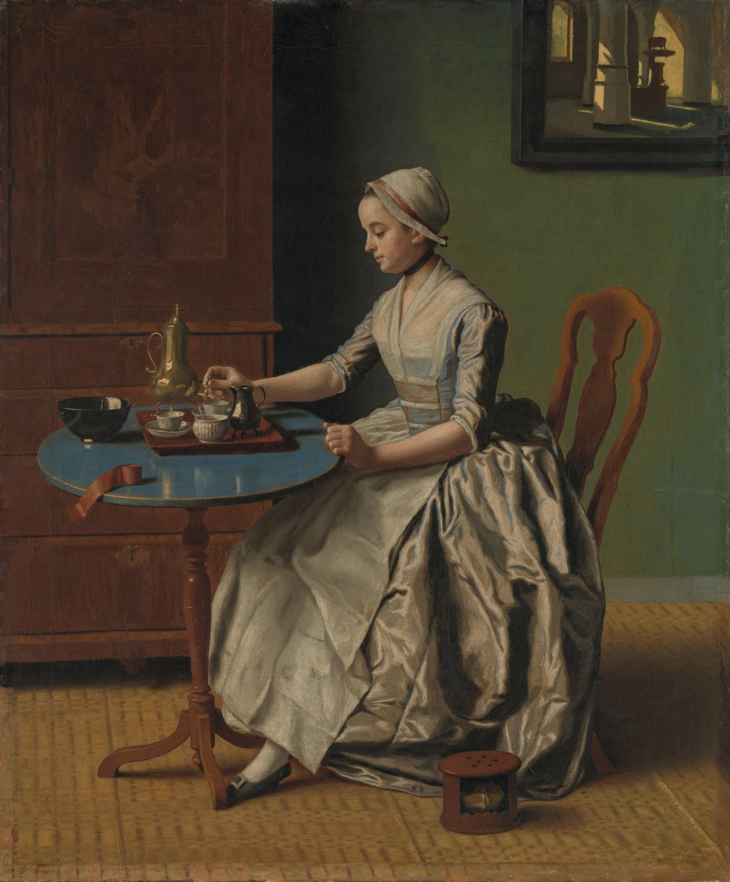 Holland lány a reggelinél alkotó: Jean Étienne Liotard